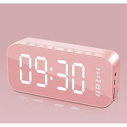 Réveil numérique LED - Rose pas cher