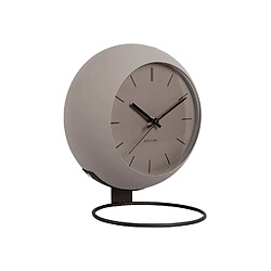 Karlsson Horloge à poser Nirvana Globe - Gris foncé