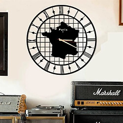 DEKORY Paris - Horloge murale en métal 50 cm