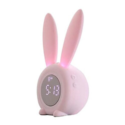Réveil Lapin Animé LED - Vert