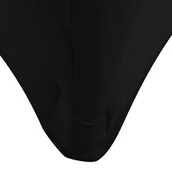 Decoshop26 Housses de table extensibles DEC022432 - Noir pas cher