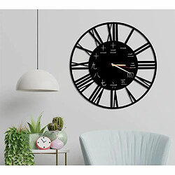 DEKORY Horloge Murale Métal 50 cm