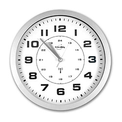 MAGNETICLAND Horloge Analogique Radio-Pilotée - Blanche