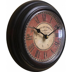 L'Héritier du Temps Horloge Murale - Noire Plexiglass