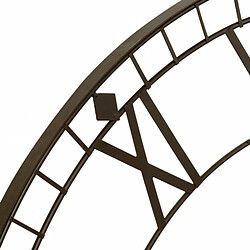 Atmosphera Horloge Métal Vintage - Noir