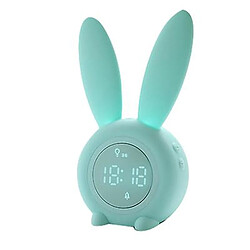 Réveil Lapin Animé LED - Vert