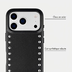 Avis Selencia Coque arrière Studs avec MagSafe pour Apple iPhone 17 Pro Max - Velvet Black