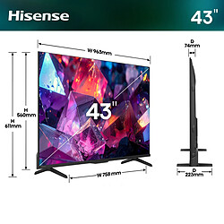 Avis TV Hisense 43E7S PRO (2026) 43" VA QLED UHD 4K