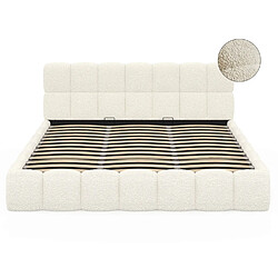 Avis Idmarket Lit coffre double NUAGE