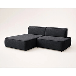 Avis Bestmobilier Lisette - Canapé d'angle gauche 4 places convertible avec coffre en velours