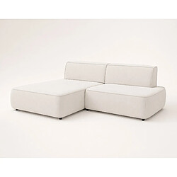 Avis Bestmobilier Lisette - Canapé d'angle gauche 4 places convertible avec coffre en velours