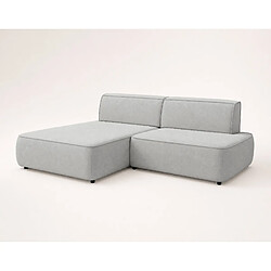 Avis Bestmobilier Lisette - Canapé d'angle gauche 4 places convertible avec coffre en velours