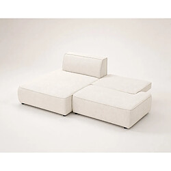 Acheter Bestmobilier Lisette - Canapé d'angle gauche 4 places convertible avec coffre en velours