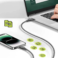 Acheter Moxie Câble USB-C vers Lightning 15W Charge et Synchronisation en Nylon Tressé 2m Noir