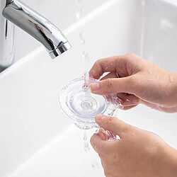 INF Lot de 4 grands crochets à ventouse transparents - Fixation murale sans perçage pour salle pas cher