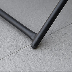 STILVORA Table de jardin 40/40/40 cm grise en rotin avec structure pliante pas cher