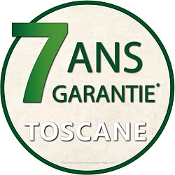 EDA Plastiques Pot de fleur carré Toscane 39 x H.65 cm - Orange terre battue- Eda pas cher