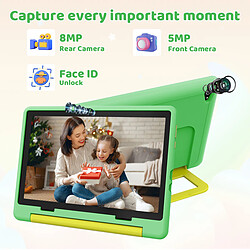 byxsb Tablette Enfant Android 16 10,1", 20 Go RAM, 64 Go ROM, Coque Antichoc pas cher