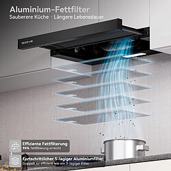 Acheter Hotte aspirante à écran plat 60 cm 3003A2 - Noir