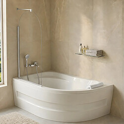 Avis Otitec Baignoire CALMA - 160 x 100 cm - angle droit - blanc