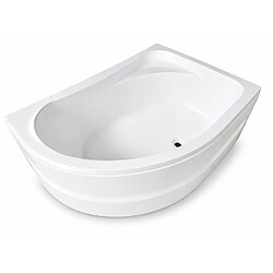 Otitec Baignoire CALMA - 130 x 90 cm - 150 l - Gauche - Blanc pas cher
