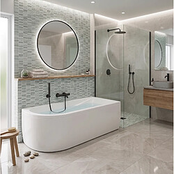 Acheter Otitec Baignoire OASIS - 170 x 75 cm - Angle droit - Blanc