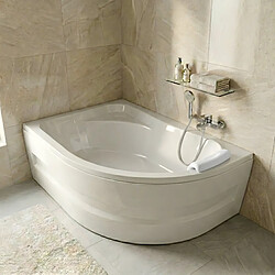 Avis Otitec Baignoire CALMA - 150 x 100 cm - Angle droit - Blanc