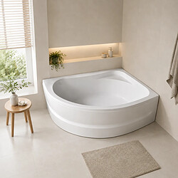 Acheter Otitec Baignoire asymétrique CALMA - 130 x 90 cm - 150 L - Gauche - Blanc