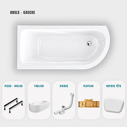 Avis Otitec OASIS baignoire - 170 x 75 cm - 150 L - gauche - blanc