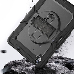 Avizar Coque Intégrale pour iPad Air 13 Pouces avec Support Rotatif et Bandoulière Noir pas cher