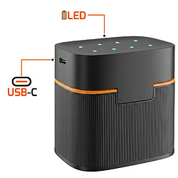 Acheter LinQ Chargeur Piles AAA 8 Slots Noir / Orange