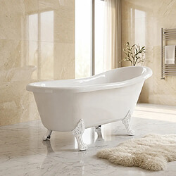 Acheter Otitec Baignoire îlot Leona - 160 x 75 cm - angle gauche - blanche