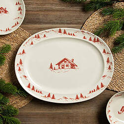 Avis Table Passion Plat ovale Alpages rouge 42x30 cm