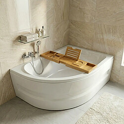 Avis Otitec baignoire asymétrique CALMA - 130 x 90 cm - gauche - blanc