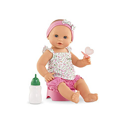 Acheter Corolle Emma Fleurie 36 cm - Poupée fait pipi avec pot et bouteille