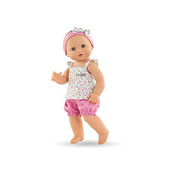 Corolle Emma Fleurie 36 cm - Poupée fait pipi avec pot et bouteille pas cher