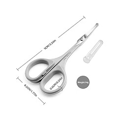 INF Petits ciseaux (ciseaux à poils de nez) pas cher