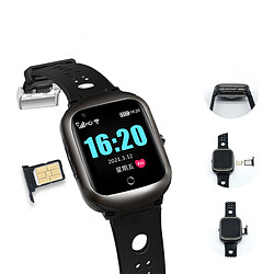 Avis INF Montre intelligente avec positionnement GPS, fréquence cardiaque Black