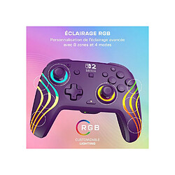 Turtle Beach Afterglow Wave - Manette sans fil RGB - Violet - Nintendo Switch 2 pas cher