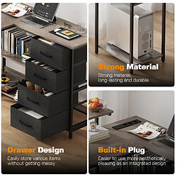 Avis ByteLike Bureau d'ordinateur en L gris pour gaming et maison