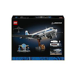 LEGO Icons 11378 Douglas DC-3 Pan Am Airliner - 1903 pièces - Bleu pas cher