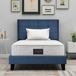Avis HAUSS SPOLE Lit simple 90x200 cm Lit adolescent - Bleu