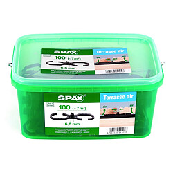 Avis SPAX Terasse Air Espaceur 6,5mm Ventilation pour bois L 100 pcs. (5009422565009)