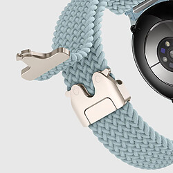 Avis Generalia Bracelet montre sport en nylon tissé à boucle parachute, motif arc-en-ciel, noir