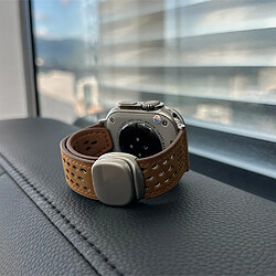 Acheter Generalia Bracelet montre en cuir Crazy Horse pour Apple iWatch, Huawei GT5 et S11 Ultra,