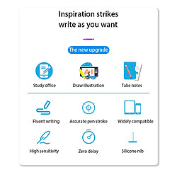 INF Stylet 2 en 1 avec fonction d'écriture Blanc pas cher