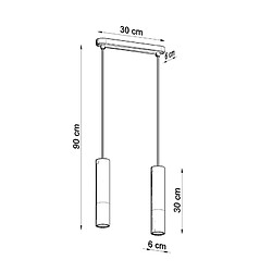 Avis Sollux Lampe pendante Coraeor 2 noir