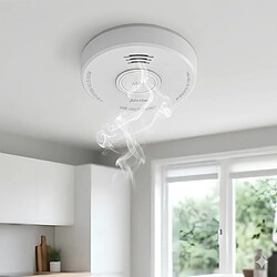 Avis Alecto Pack de 2 Détecteurs de Fumée 85dB avec Pile de 5 ans Certifié EN14604 Blanc