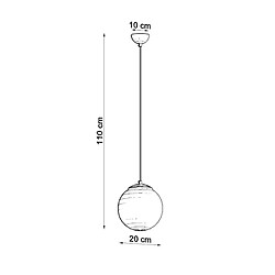 Avis Sollux Lampe pendante Lumaena 20