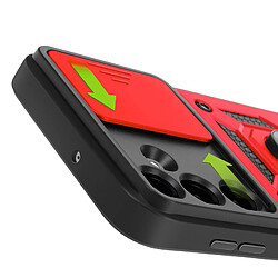 Avis Mayaxess Coque pour Samsung Galaxy A17 Antichocs MIL-STD 810G avec Anneau Support Rouge
